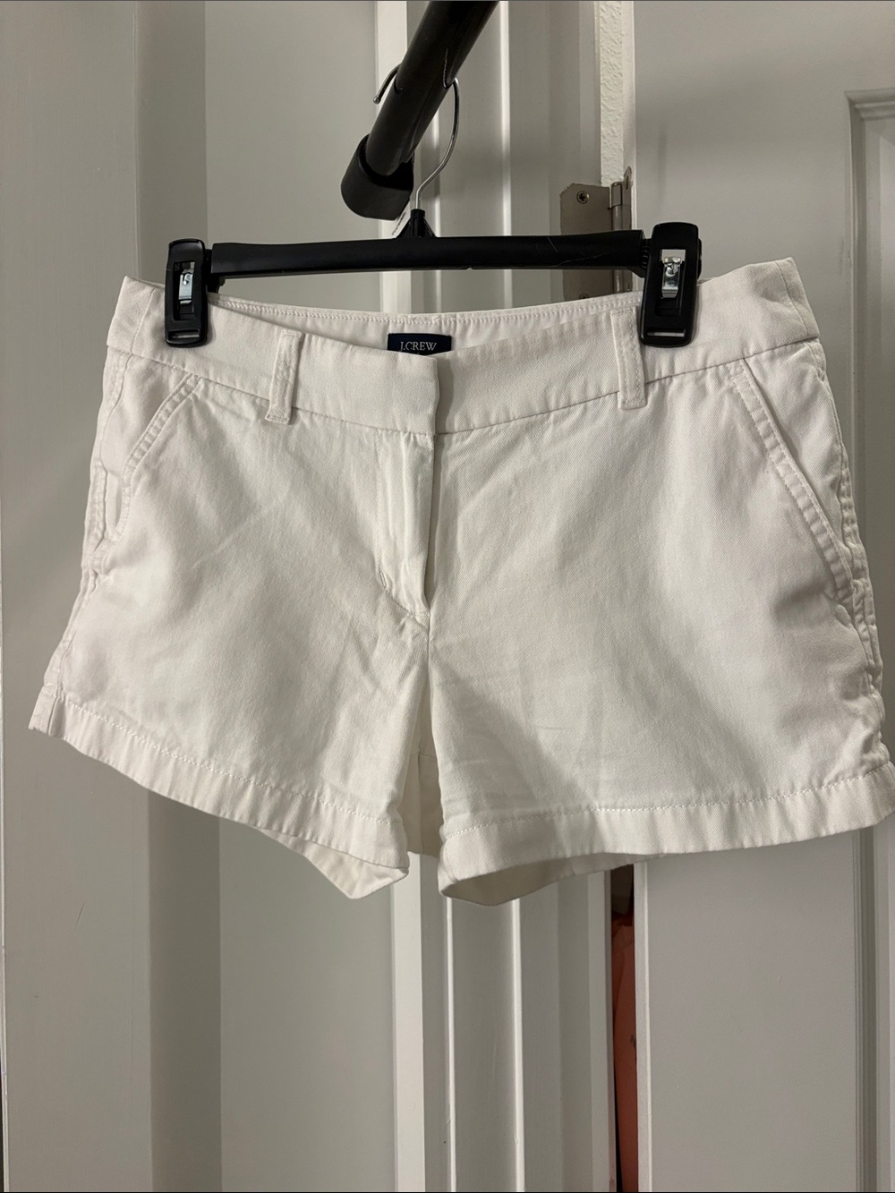 J. Crew White Cotton  Shorts